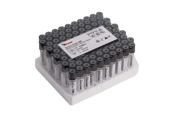 Cam Siyah Sodyum Sitrat Tüp 6ml 7ml ESR Kan Test Tüp Antikoagulant