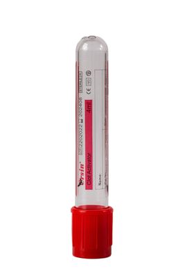 0.5ml-10ml Kırmızı Üst Vacutainer Tüp Bd Kırmızı Üst Serum Tüpler Kan Testi Vakum Tüpler