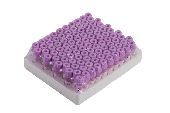 Kan toplama için antikoagulant EDTA tüpleri Mor EDTA K2 EDTA K3 1ml-10mL