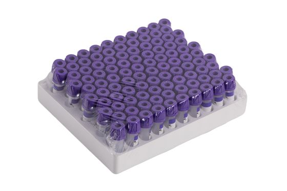 Mor 10 ml K2 EDTA tüpleri BD EDTA tüpleri Kan toplama için