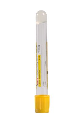 1 ml PET Serum Pıhtı Aktifleşen Tüpler Sarı Üst Bd Vacutainer Tüpler