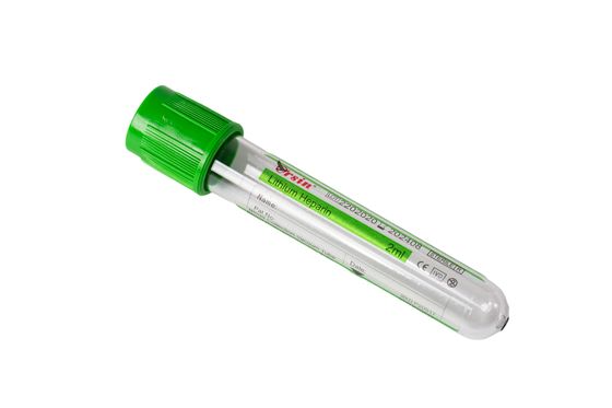 Anticoagulant Kan testi için sodyum veya lityum tuz vakum tüpü 1ml-10ml